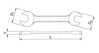 Utoolmart 14×17mm Dia Double End Metric Torx Ring Wrench 228mm Total Length Chrome Vanadium Steel Offset Box Spanner Manuel Repair Tool for DIY Hand-Making Automotive Repairs 1pcs Utoolmart 14×17mm Dia Double End Metric Torx Ring Wrench 228mm Total Length Chrome Vanadium Steel Offset Box Spanner Manuel Repair Tool for DIY Hand-Making Automotive Repairs 1pcs